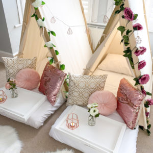 Rose Gold Themed Teepee