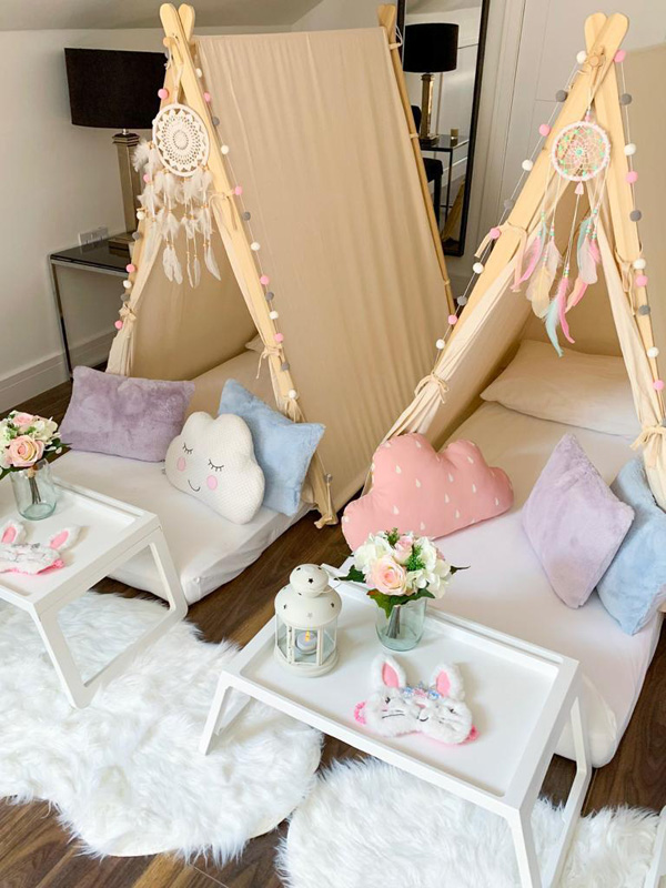 Sweet Dreams Theme Teepee party Hire